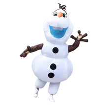 Carregar imagem no visualizador da galeria, Fantasia Inflável Boneco Olaf Frozen
