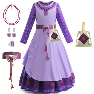 FANTASIA ASHA INFANTIL PRINCESA DISNEY - FILME WISH
