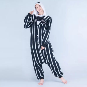 FANTASIA JACK SKELLINGTON PIJAMA MACACÃO O ESTRANHO MUNDO DE JACK