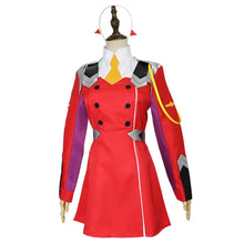 Carregar imagem no visualizador da galeria, FANTASIA ZERO TWO - UNIFORME + PERUCA COSPLAY DARLING IN THE FRANXX
