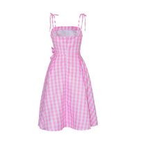 Carregar imagem no visualizador da galeria, FANTASIA BARBIE MOVIE 2023 - VESTIDO XADREZ LONGO
