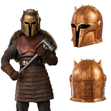 Carregar imagem no visualizador da galeria, MÁSCARA MANDALORIAN PVC DOURADA
