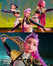 Carregar imagem no visualizador da galeria, Peruca Adulto Profissional Rumi Guerreiras do K-Pop Huntrix
