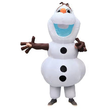 Carregar imagem no visualizador da galeria, Fantasia Inflável Boneco Olaf Frozen
