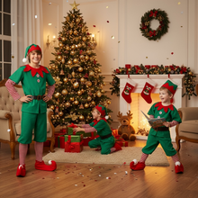 Carregar imagem no visualizador da galeria, FANTASIA DUENDE ELFO NATAL ADULTO E INFANTIL
