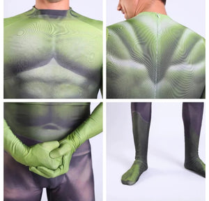 FANTASIA HULK MACACÃO 3D