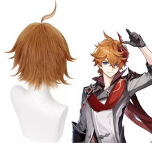 Carregar imagem no visualizador da galeria, PERUCA CHILDE TARTAGLIA GENSHIN IMPACT COSPLAY
