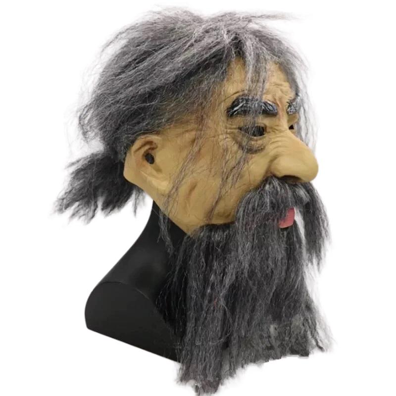 MÁSCARA REALISTA HOMEM IDOSO COSPLAY