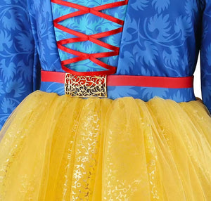 FANTASIA BRANCA DE NEVE INFANTIL LUXO