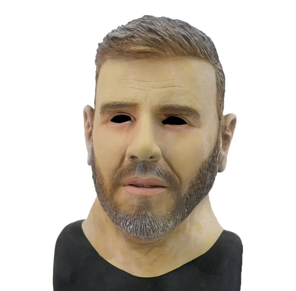 MÁSCARA REALISTA HOMEM JOVEM COSPLAY