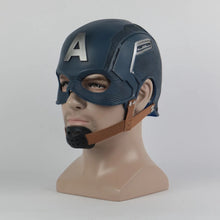 Carregar imagem no visualizador da galeria, MÁSCARA CAPITÃO AMÉRICA PROFISSIONAL COSPLAY
