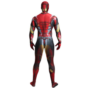 FANTASIA HOMEM DE FERRO ADULTO E INFANTIL MACACÃO 3D - COSPLAY