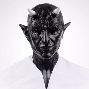 MÁSCARA LÚCIFER DIABO PRETA
