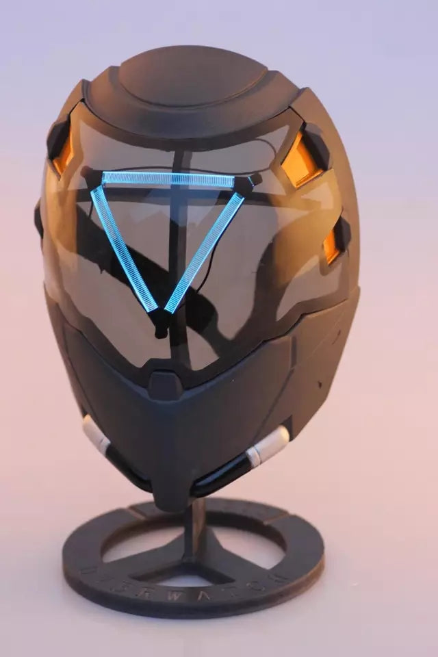 MÁSCARA CAPACETE JOGO OVERWATCH LED