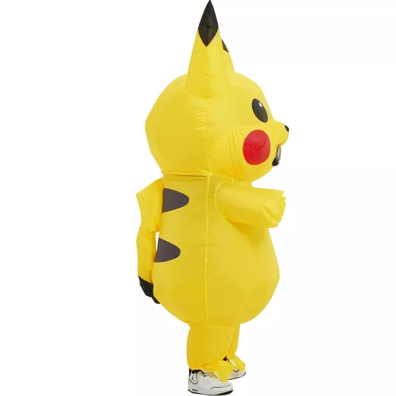 Fantasia Pikachu Inflável Traje (Adulto/Infantil)