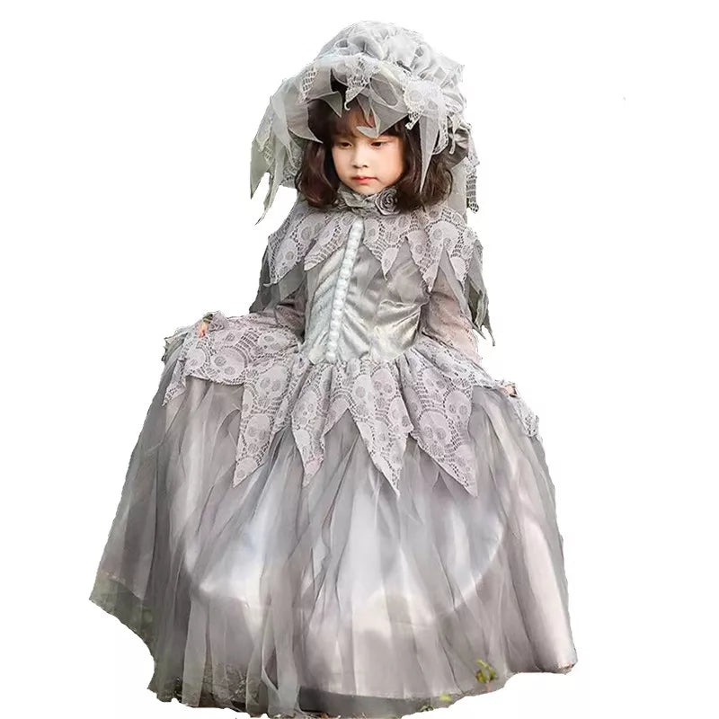 FANTASIA NOIVA CADÁVER INFANTIL LUXO