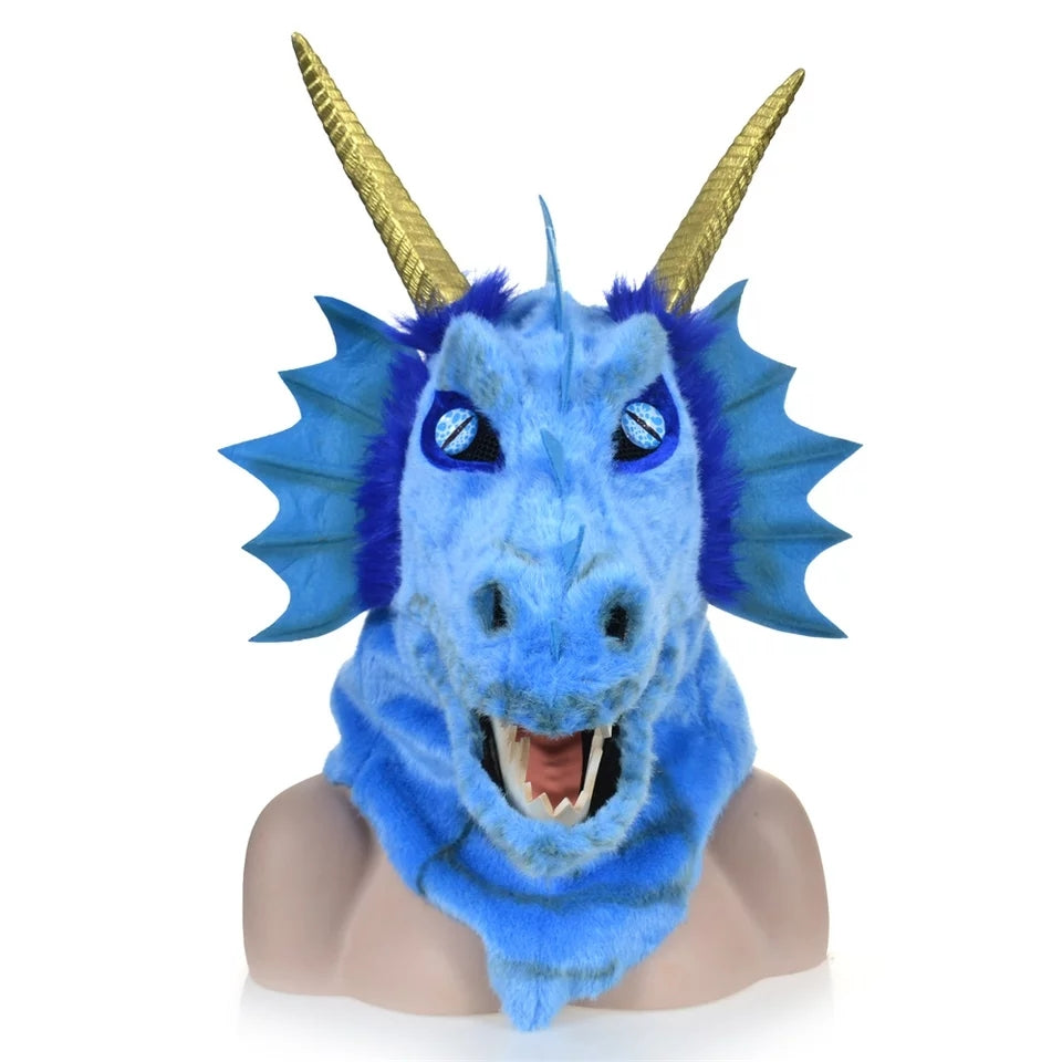 MÁSCARA DRAGÃO DINOSSAURO MEXE A BOCA – H2L COSPLAY