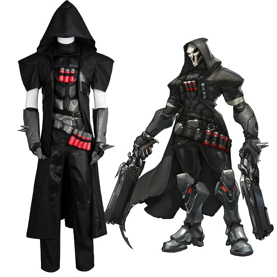 Fantasia de Reaper Masculino com Músculos - Men's Reaper Costume