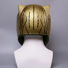 Carregar imagem no visualizador da galeria, MÁSCARA CAPACETE PANTERA NEGRA COSPLAY PVC
