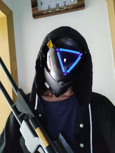 MÁSCARA CAPACETE JOGO OVERWATCH LED