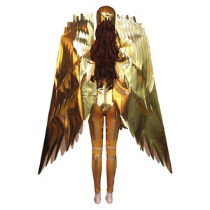 FANTASIA MULHER MARAVILHA 1984 EAGLE ARMOR COM ASAS COSPLAY PROFISSIONAL