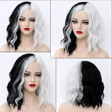 Carregar imagem no visualizador da galeria, PERUCA CRUELLA DE VIL 101 DÁLMATAS COSPLAY
