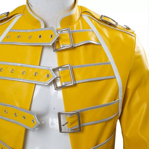 JAQUETA AMARELA FANTASIA FREDDIE MERCURY