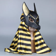 Carregar imagem no visualizador da galeria, MÁSCARA ANÚBIS EGÍPCIO COSPLAY

