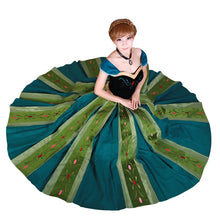 Carregar imagem no visualizador da galeria, FANTASIA VESTIDO BORDADO ANNA - FROZEN COSPLAY
