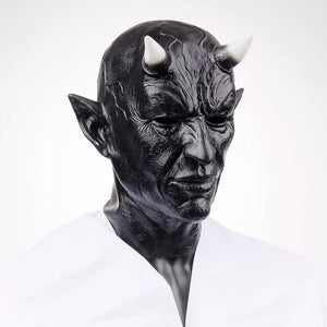 MÁSCARA LÚCIFER DIABO PRETA