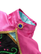 Carregar imagem no visualizador da galeria, FANTASIA INFANTIL ANNA - FROZEN + PERUCA E ACESSÓRIOS
