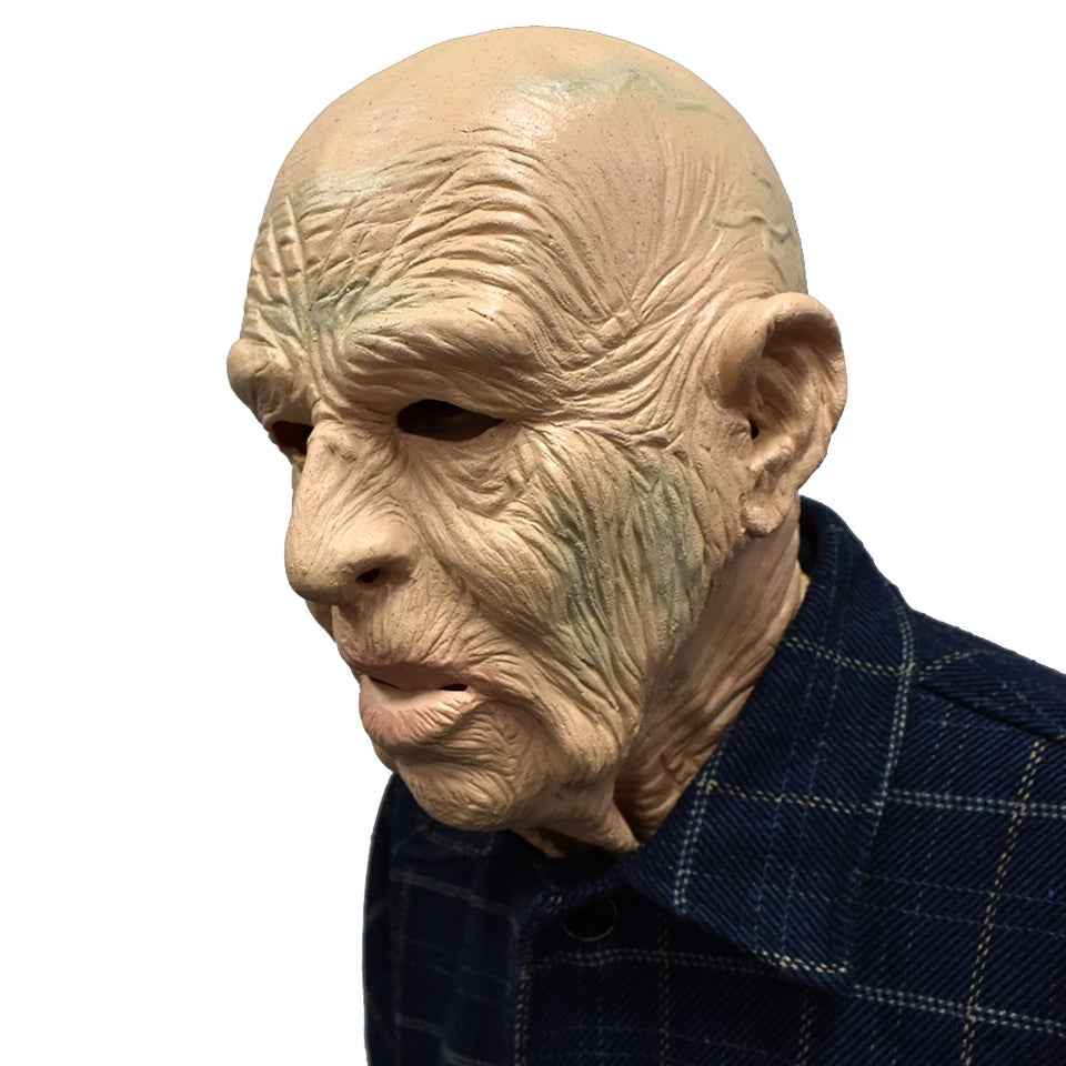 MÁSCARA HOMEM IDOSO REALISTA COSPLAY