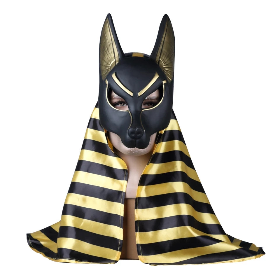 MÁSCARA ANÚBIS EGÍPCIO COSPLAY