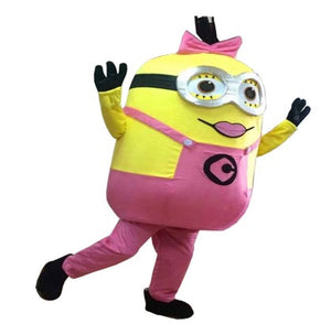 FANTASIA MASCOTE MINIONS MENINA