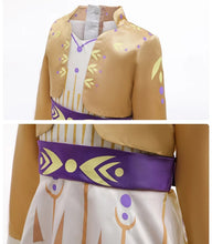 Carregar imagem no visualizador da galeria, FANTASIA INFANTIL ANNA - FROZEN 2 VESTIDO BEGE CREME
