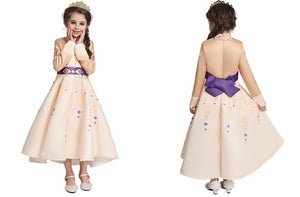 FANTASIA INFANTIL ANNA - FROZEN 2 VESTIDO BEGE CREME