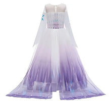 Carregar imagem no visualizador da galeria, FANTASIA ELSA INFANTIL FROZEN 2 VESTIDO BRANCO E AZUL

