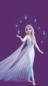 FANTASIA ELSA INFANTIL FROZEN 2 VESTIDO BRANCO E AZUL