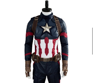 FANTASIA CAPITÃO AMÉRICA GUERRA CIVIL COSPLAY PROFISSIONAL