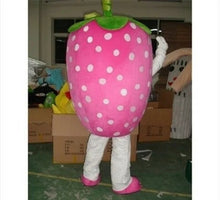Carregar imagem no visualizador da galeria, FANTASIA MASCOTE MORANGO GIGANTE ROSA OU VERMELHO
