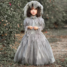 Carregar imagem no visualizador da galeria, FANTASIA NOIVA CADÁVER INFANTIL LUXO
