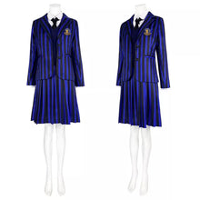 Carregar imagem no visualizador da galeria, FANTASIA UNIFORME NEVERMORE FEMININO - WEDNESDAY - NETFLIX
