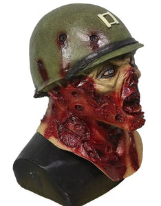 MÁSCARA TERROR ZUMBI CAPITÃO CAPACETE