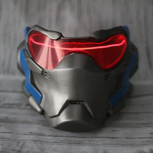 MÁSCARA JOGO OVERWATCH - SOLDADO 76 LED COSPLAY