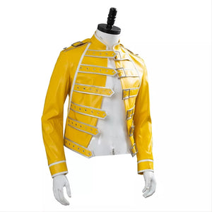 JAQUETA AMARELA FANTASIA FREDDIE MERCURY