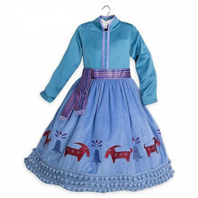 Carregar imagem no visualizador da galeria, FANTASIA ANNA FROZEN INFANTIL NATAL - OLAF AVENTURA CONGELANTE COSPLAY
