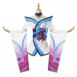 FANTASIA AHRI SPIRIT BLOSSOM + PERUCA  - LEAGUE OF LEGENDS COSPLAY
