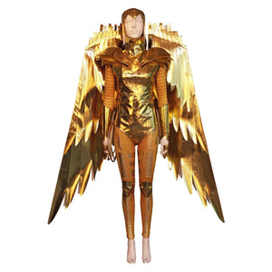 FANTASIA MULHER MARAVILHA 1984 EAGLE ARMOR COM ASAS COSPLAY PROFISSIONAL