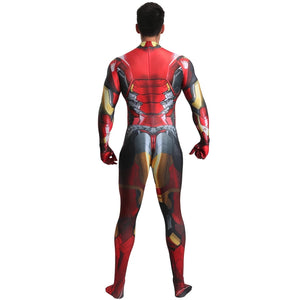 FANTASIA HOMEM DE FERRO ADULTO E INFANTIL MACACÃO 3D - COSPLAY