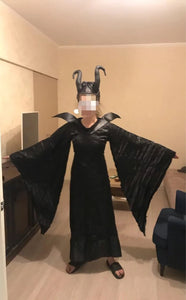 FANTASIA MALÉVOLA ADULTO COM CHIFRES